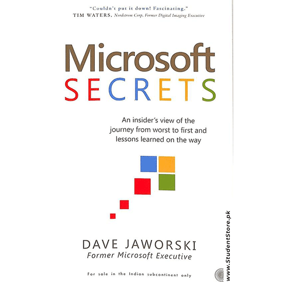 Microsoft Secrets Book By Dave Jaworski