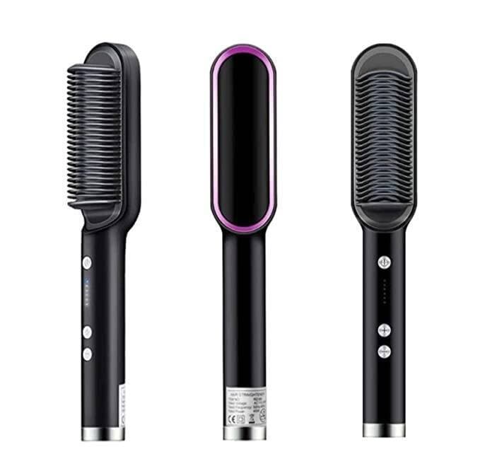 Regminton Portable Hair Straightener Brush Straightening Comb For Women
