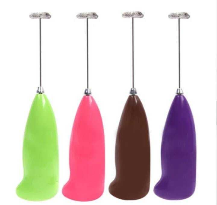 Mini Electric Beater Stainless Steel Egg Whisk Mixer