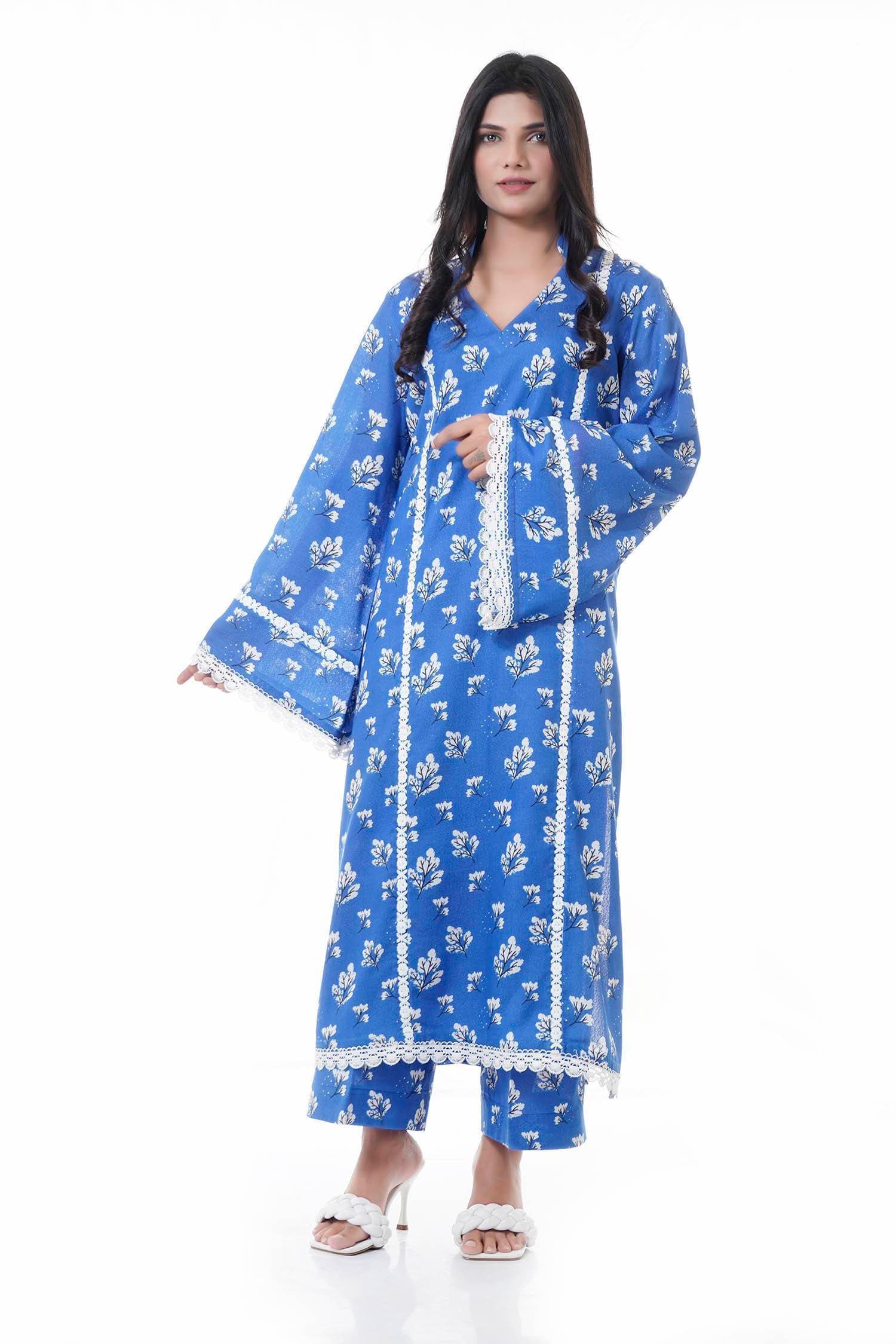 Summer Collection Digital Printed 2 Piece Lawn Suits - DCS-27