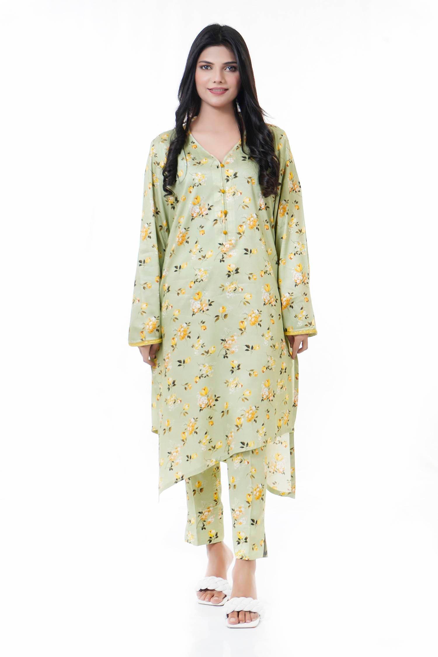 Summer Collection Digital Printed 2 Piece Lawn Suits - DCS-25