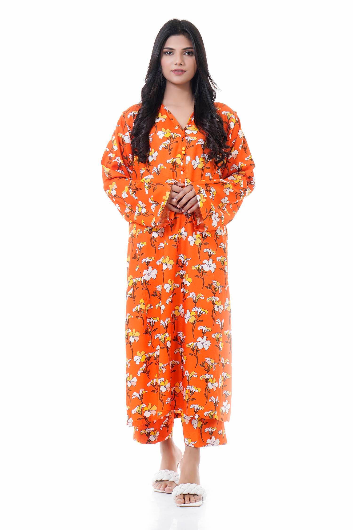 Teemoji - Summer Collection Digital Printed 2 Piece Lawn Suits - DCS-010