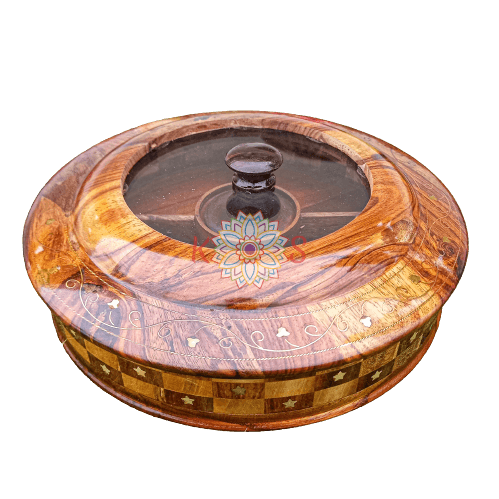 Pearl Acrylic Candy Flower Shaped Serving Tray