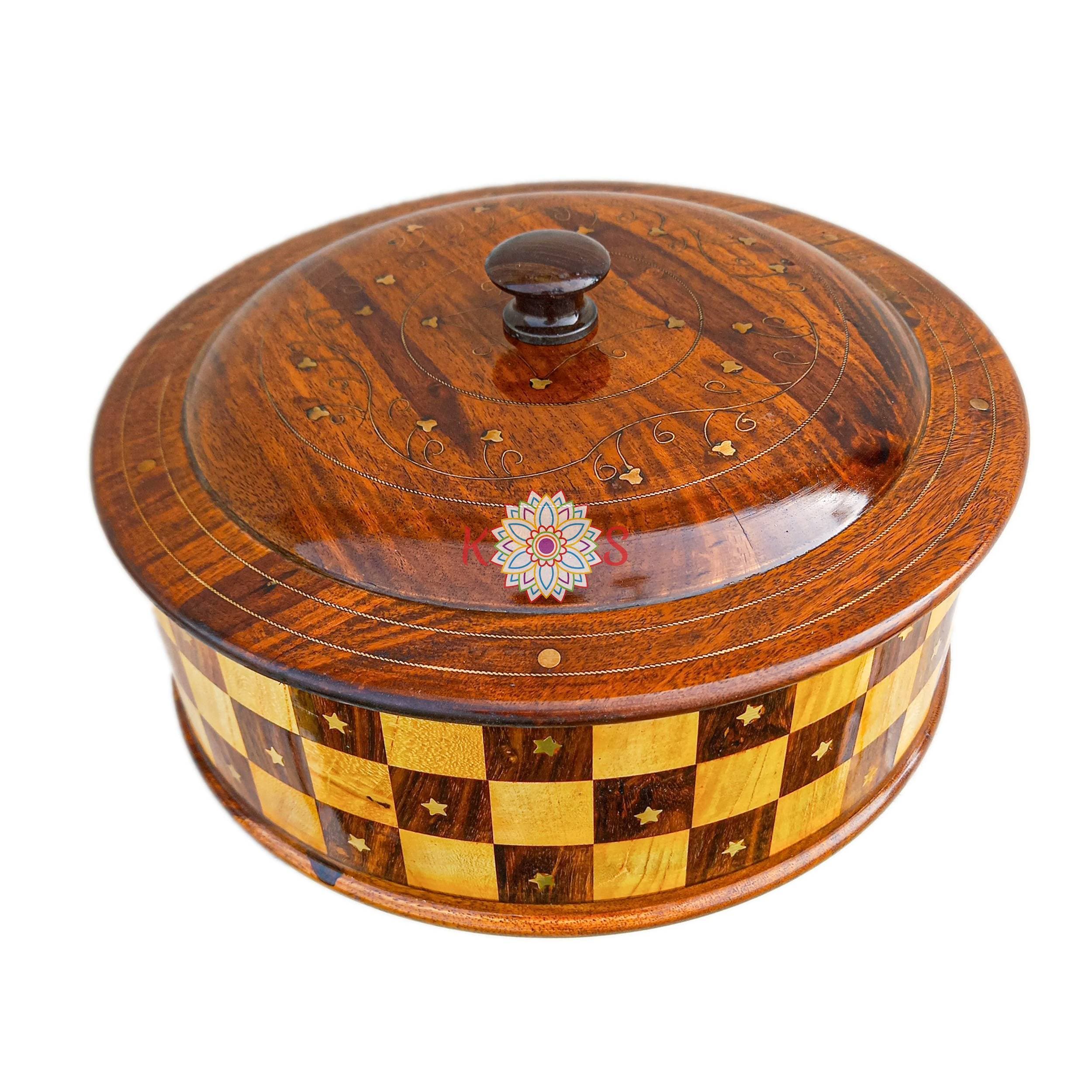 Hotpot With Brass Work Size 3 Step Check Design 12 X 12