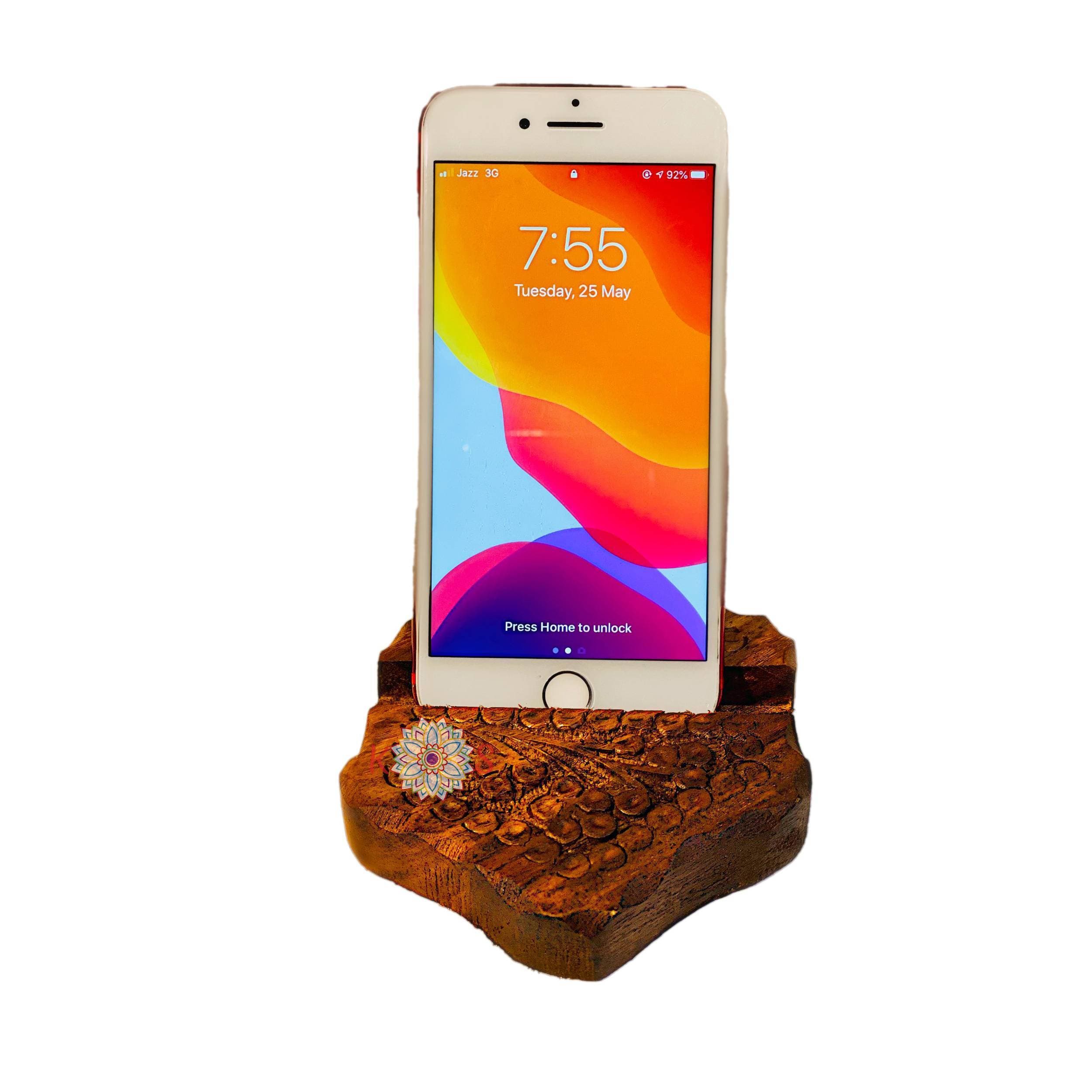 Mobile Stand Solid Wooden