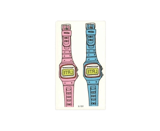 Waterproof Temporary Tattoo Wrist Watches Stickers