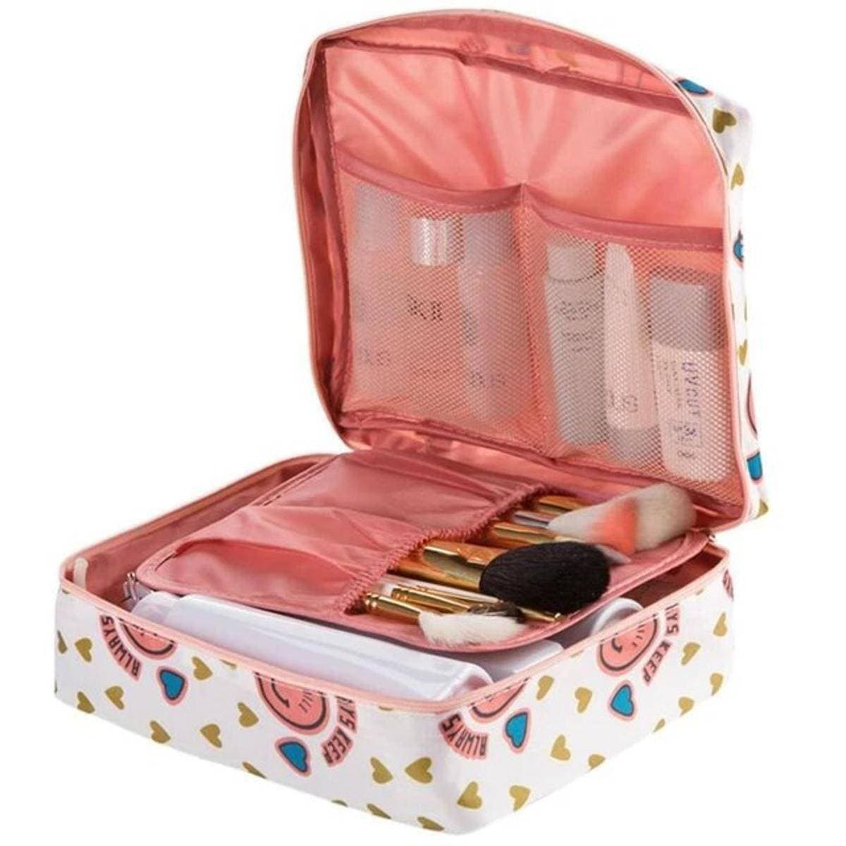 Travel Women Cosmetic & Toiletry Bag Storage Bag Large Capacity - 1 Bag