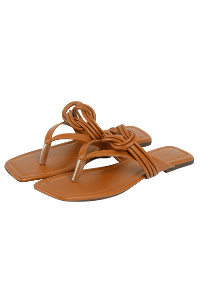 Comfortable Trendy Slipper For Women - Brown - 1 Pair