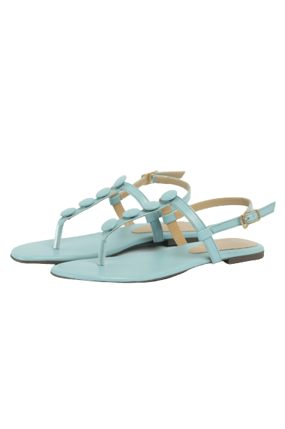 Comfortable Trendy Flat Sandal For Women - Blue - 1 Pair