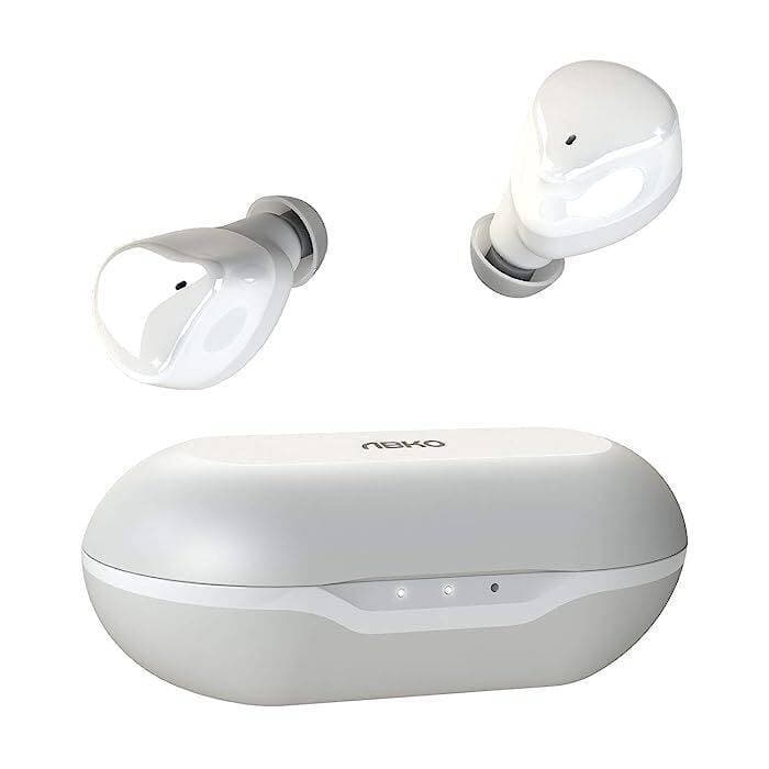 Abko True Wireless Bluetooth Earbuds White - Ef02
