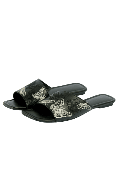 Comfortable Trendy Slipper For Women - Black - 1 Pair