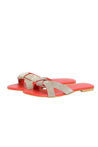 Comfortable Trendy Slipper For Women - Red - 1 Pair