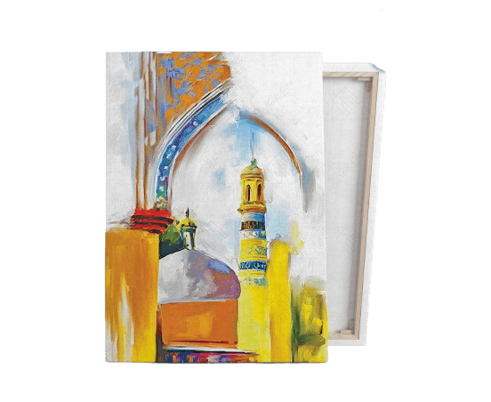 Digital Canvas Painting with Frame Wall Art Colorful for Home Decor 12x18 inch
