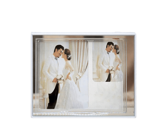 Golden Led Love Decoration Bedroom Photo Frame Usb With Display Stand - 10Cm X 15Cm