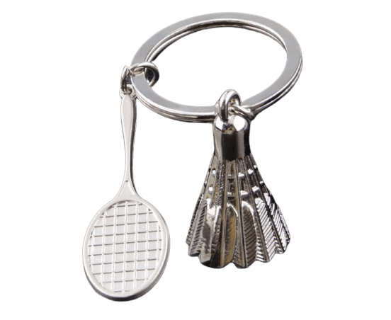 High Quality Badminton Style Keychain