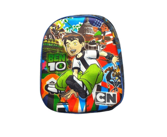 School Bags 3D Printed Ben 10 (Class Nursery To Class 1)