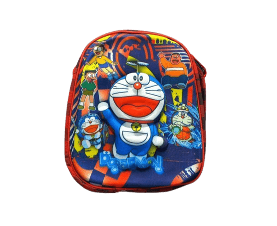 School Bags 3D Printed Doremon (Class Nursery To Class 1)