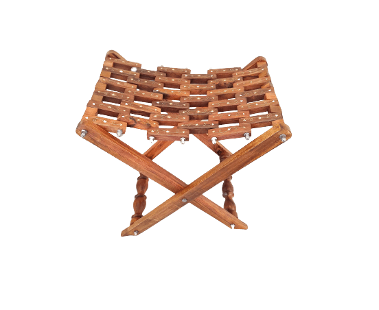 Camping Fishing Hiking Stool Seat Rose Wood Tukri Stool