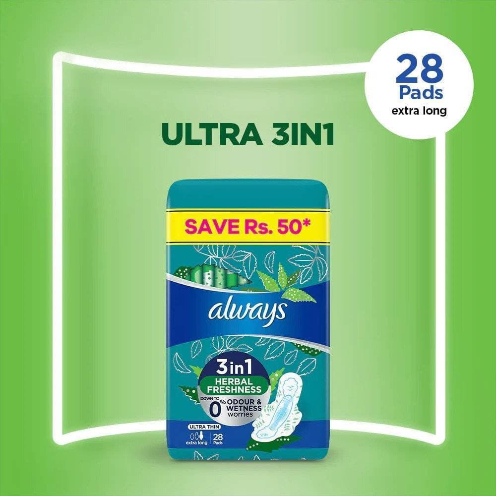 Always Ultra Sanitary Pads - 28 Pads