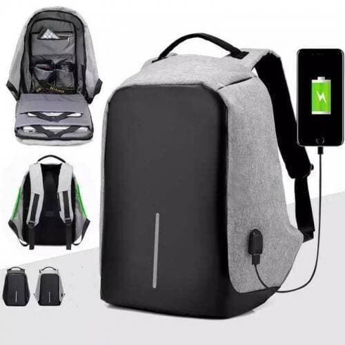 Anti-theft Travel Backpack With USB Charging Port - 1 Piece