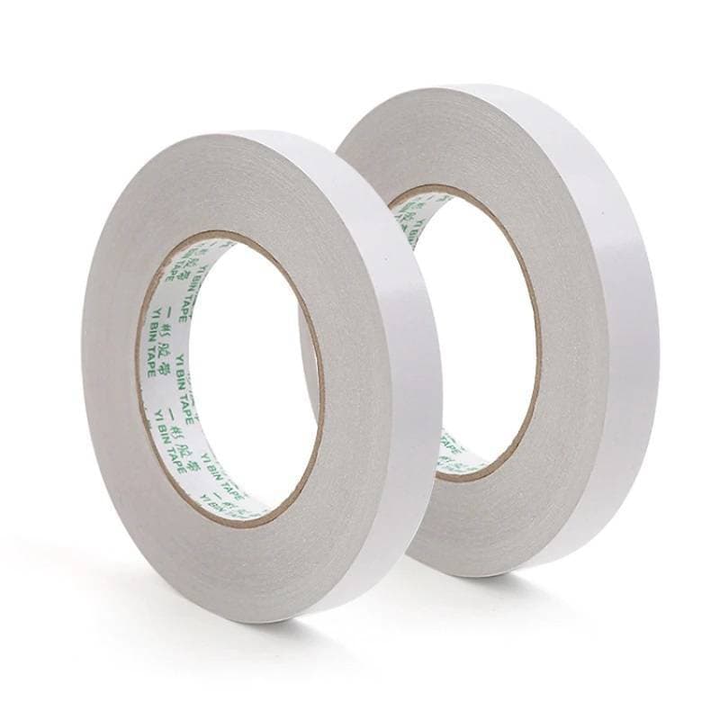 2 X 1 Inch White Super Strong Paste Tape Self Adhesive