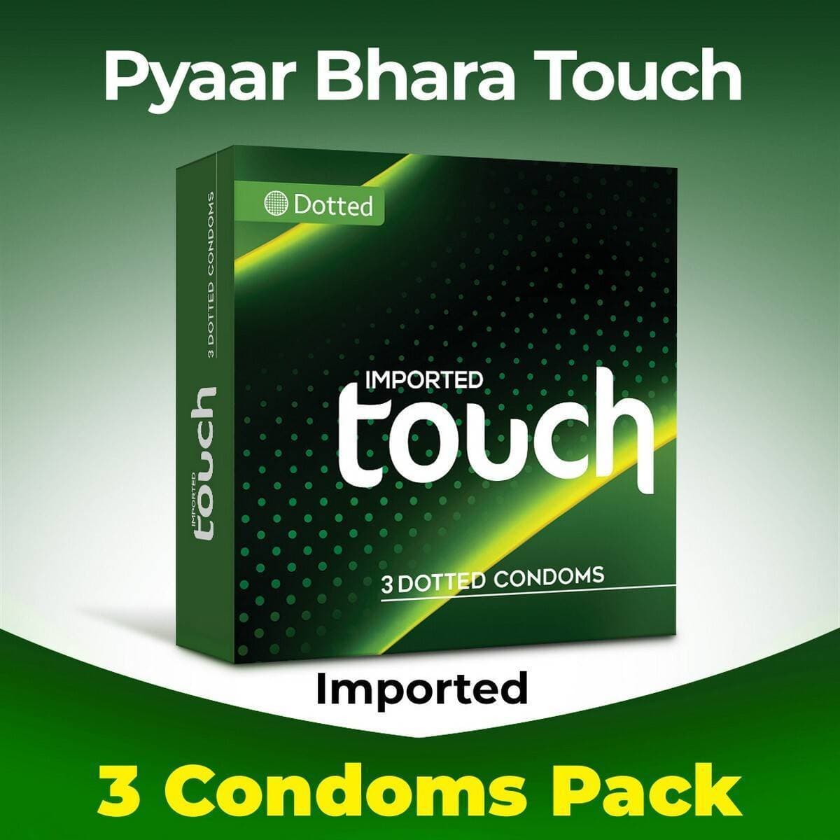 TOUCH Dotted 3s Condom Pack