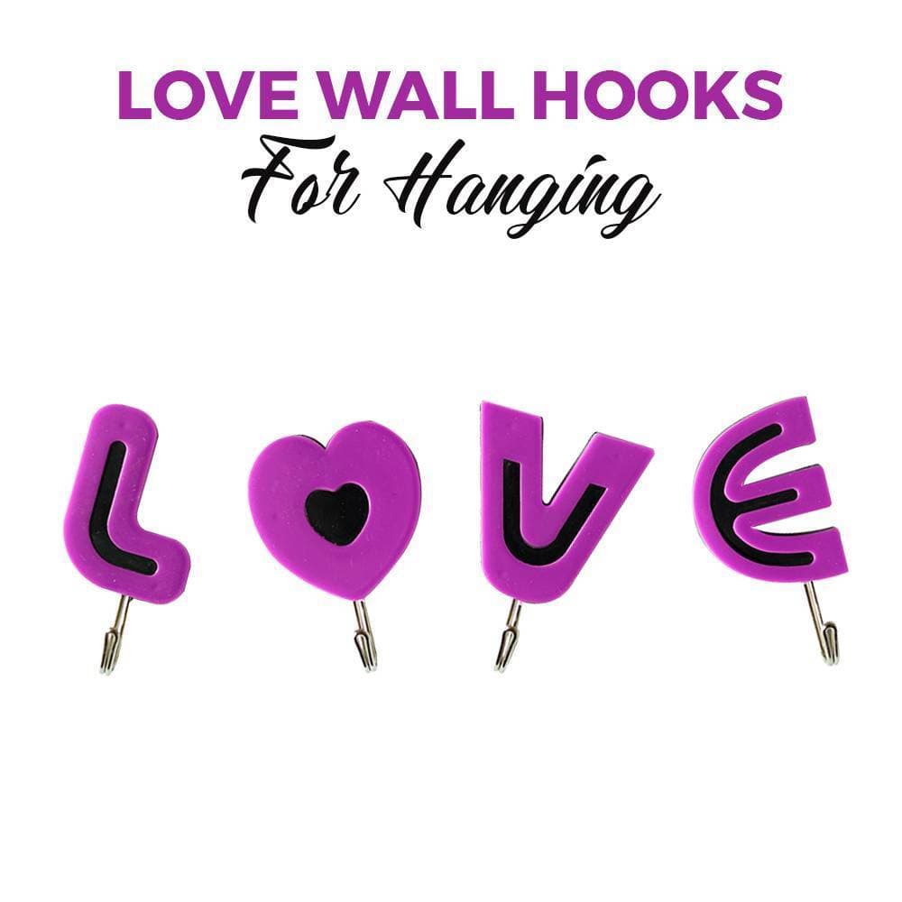 Adhesive Hooks Elegant Alphabet Key Hanger