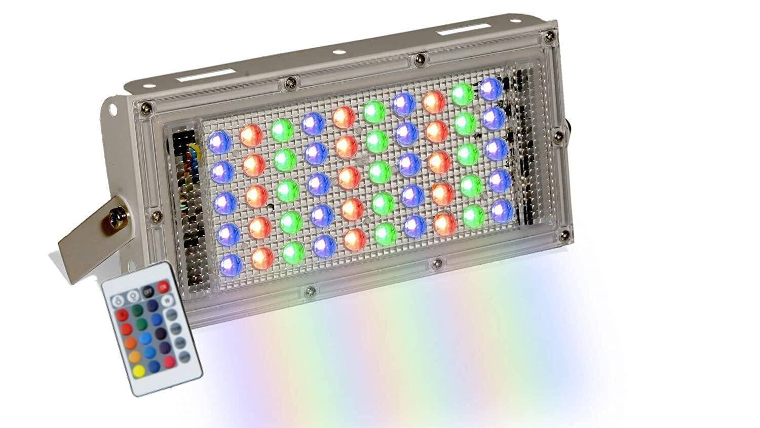 Rgb Flood Light With Remote Control 50W