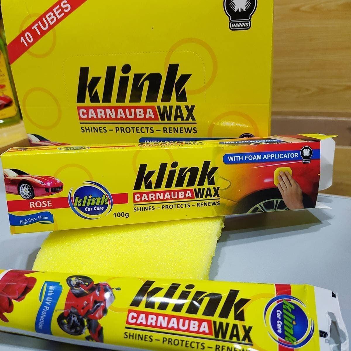Klink Carnauba Wax Tube - Bike ,Motorcycle And Car Polish - 100G - Made In Pakistan