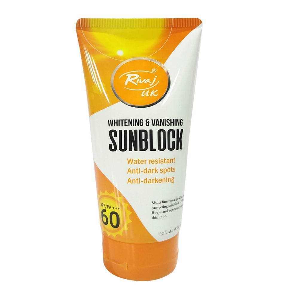 Rivaj UK Whitening & Vanishing Sunblock - 120ML