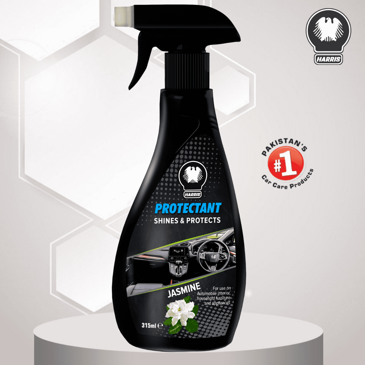 Harris Klink Protectant Dashboard Polish With Jasmine And Rose Fragrance 315ML