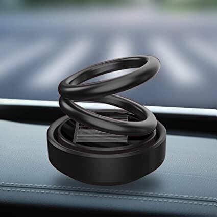 Auto Rotating Car Perfume Car Air Freshener - Black
