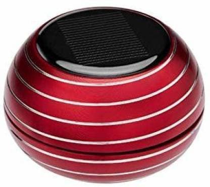 Car Air Freshener Solar Automatic Rotating Double Ring Suspension