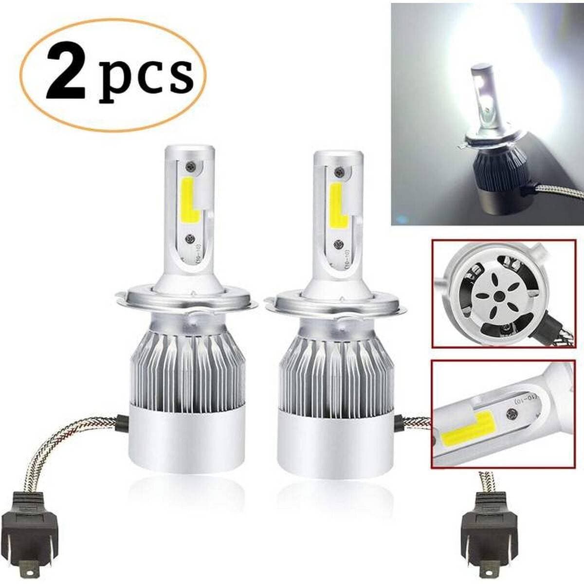 Pack Of 2 - C6 Led Headlight Bulbs For Any Car