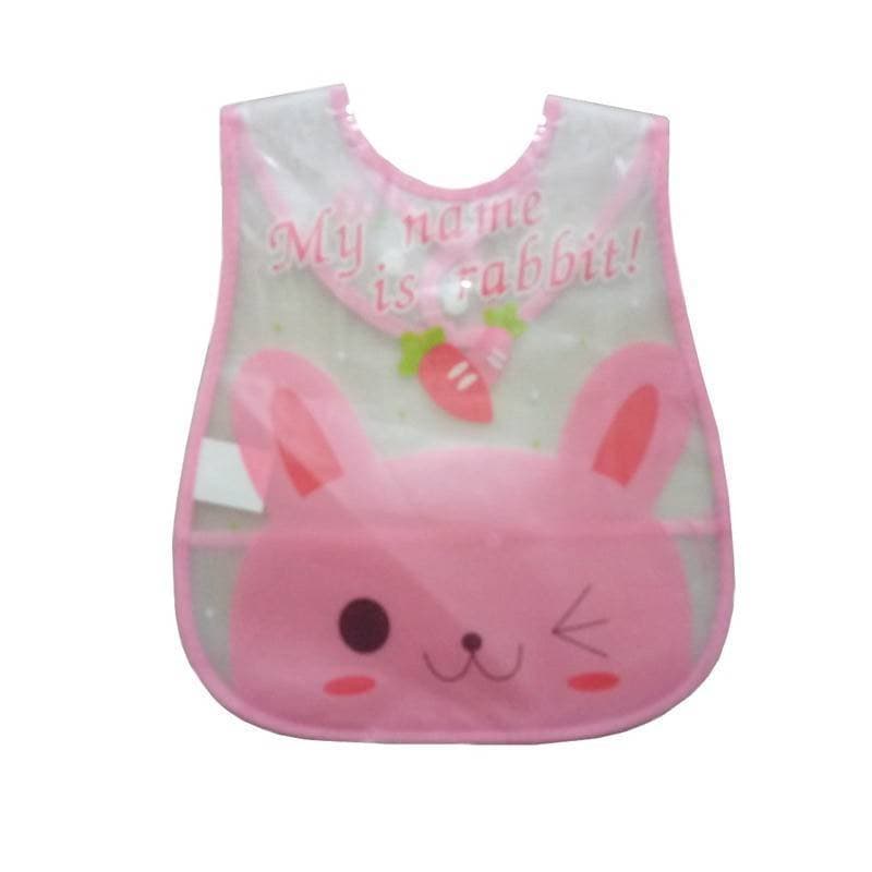 Adjustable Baby Lunch Feeding Bibs Towel - Pink