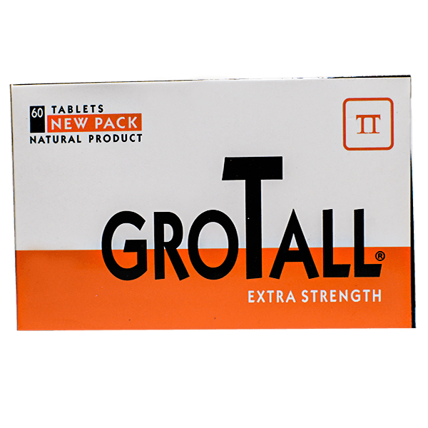GroTall Tablets For Height Growth - 60 Tablet in a Box