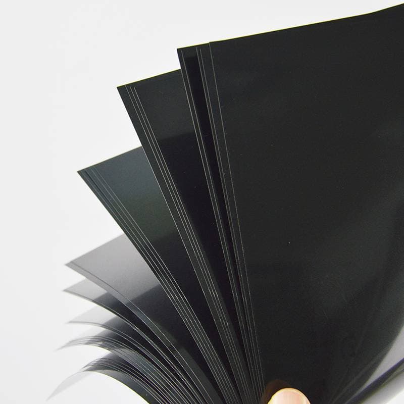 1 Feet Black Carbon Pvc Vinyl Paper For Laptops & Mobiles Mat