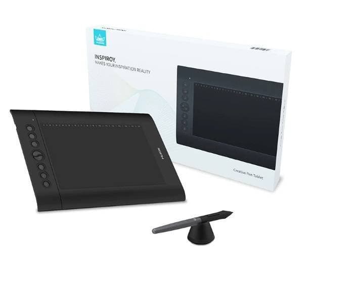 Huion H610 Pro V2  Digital Graphic Drawing Tablet with Tilt Function