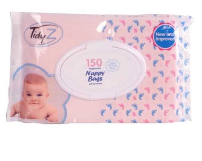 Tidyz Nappy Bags Clipclose Lid - 150Pcs