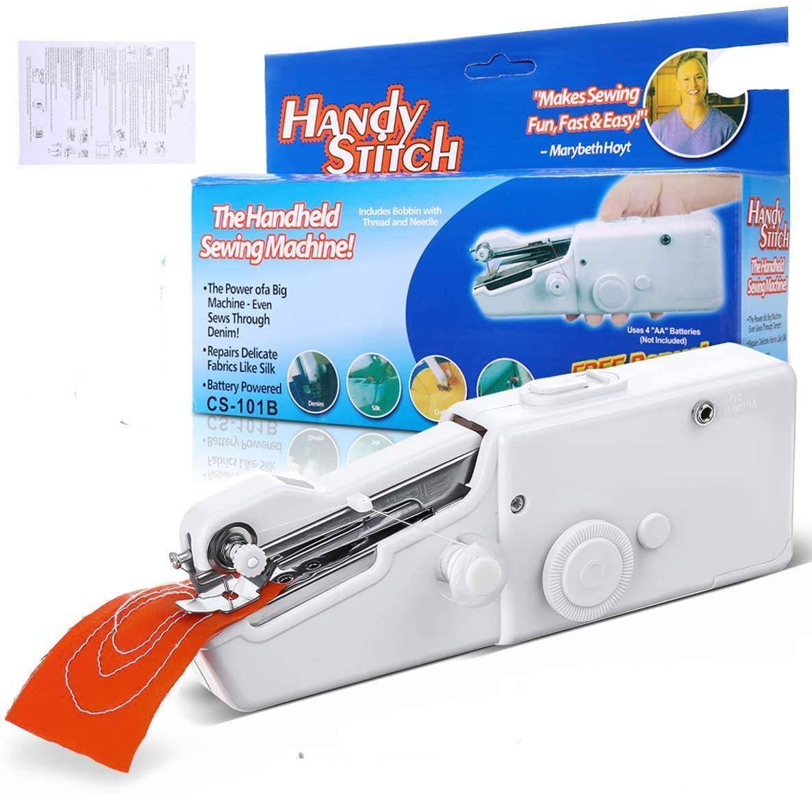 Mini Electric Portable Handheld White Sewing Machine