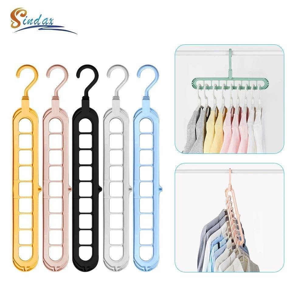 1Pcs Lot Clothes Hanger Multi-Port Support Circle Clothes Drying Racks