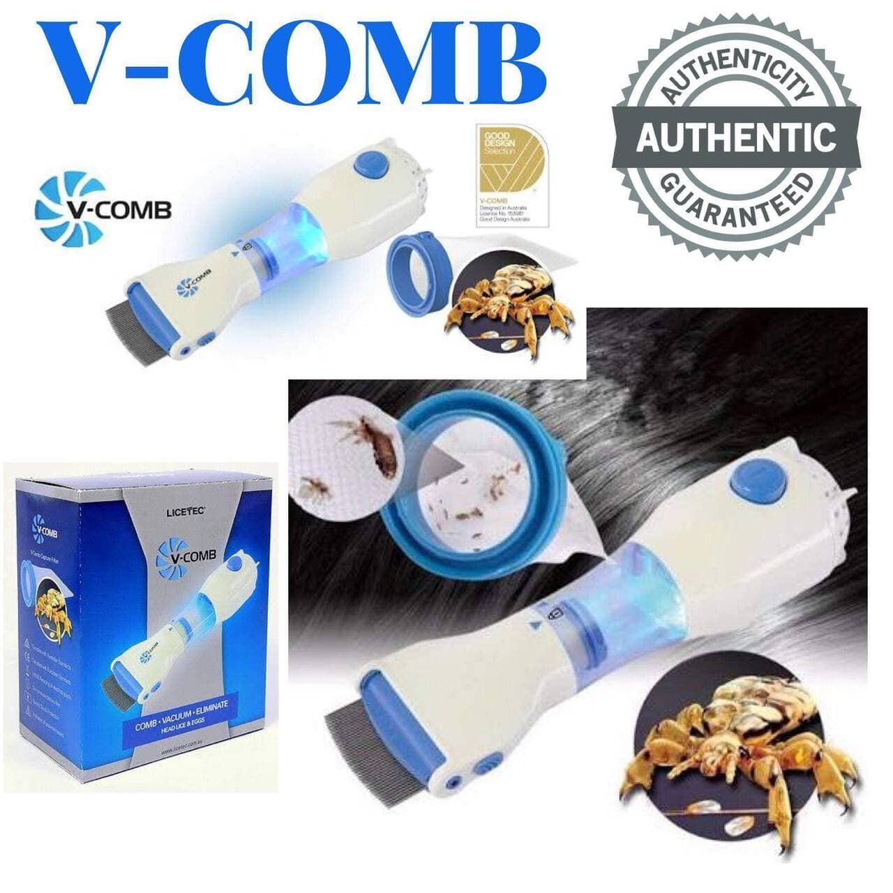 Licetec Electric Head Anti Lice & Nits V Comb