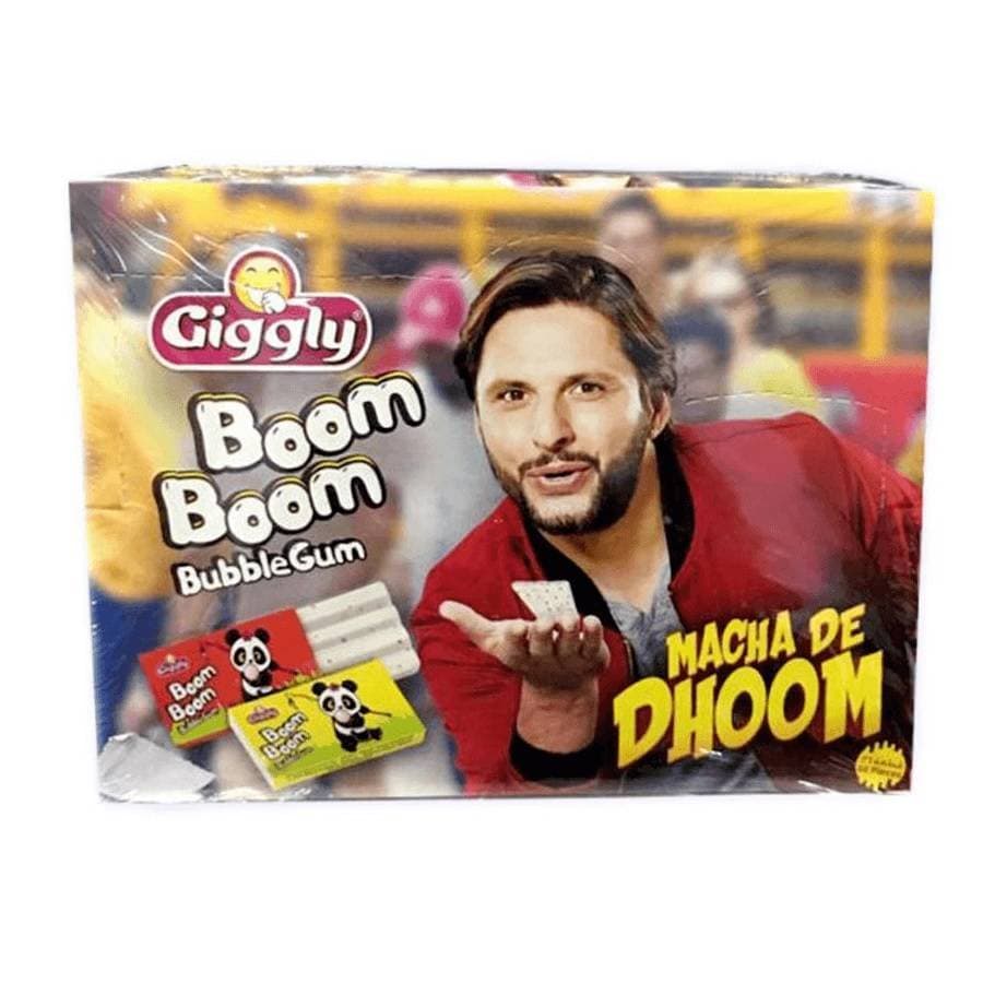 Giggly Boom Boom Bubble Gum - 72 Pcs