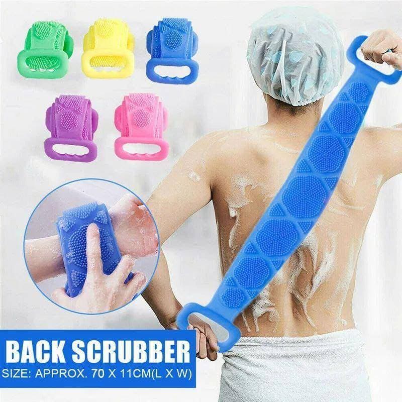 Pack Of 2 Silicone Back Scrubber
