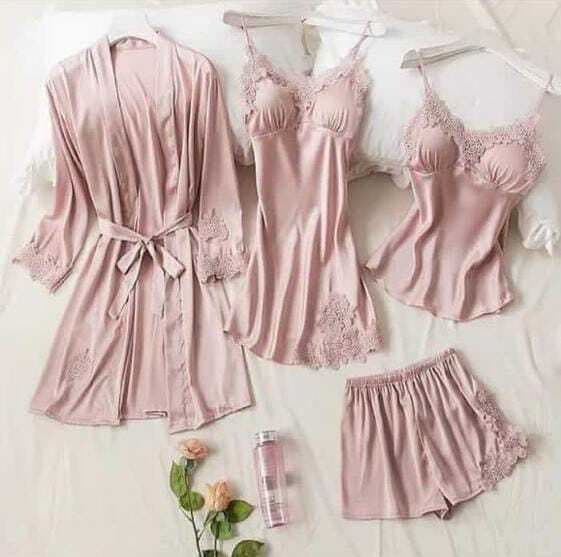 Stylish 4 Piece Nighty For Women