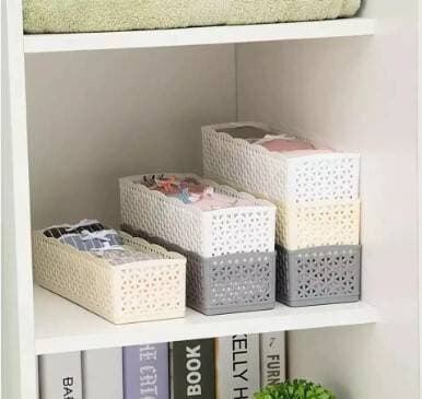 5 Grid Multipurpose Divider household Storage Box - 1 Piece