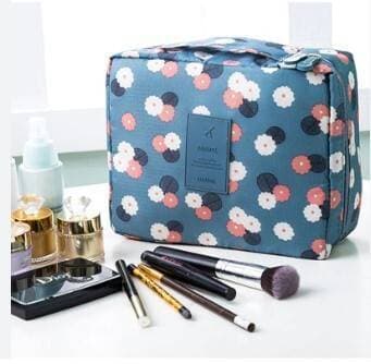 Waterproof Nylon Travel Zipper Cosmetic Storage Organizer Bag