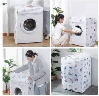 FRONT LOAD WASHING MACHINE COVER| COOL & ALTERNATIVE PRINTED WASHING MACHINE COVER WITH ZIP| ONE FITS ALL WASHING MACHINE| REUSABLE | RANDOM DESIGN