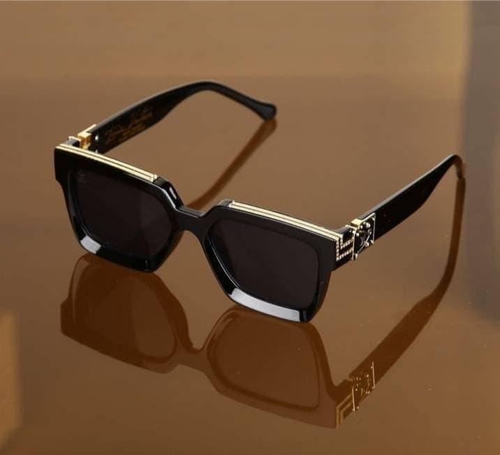 Millionaires Plastic Black Sunglasses For Unisex