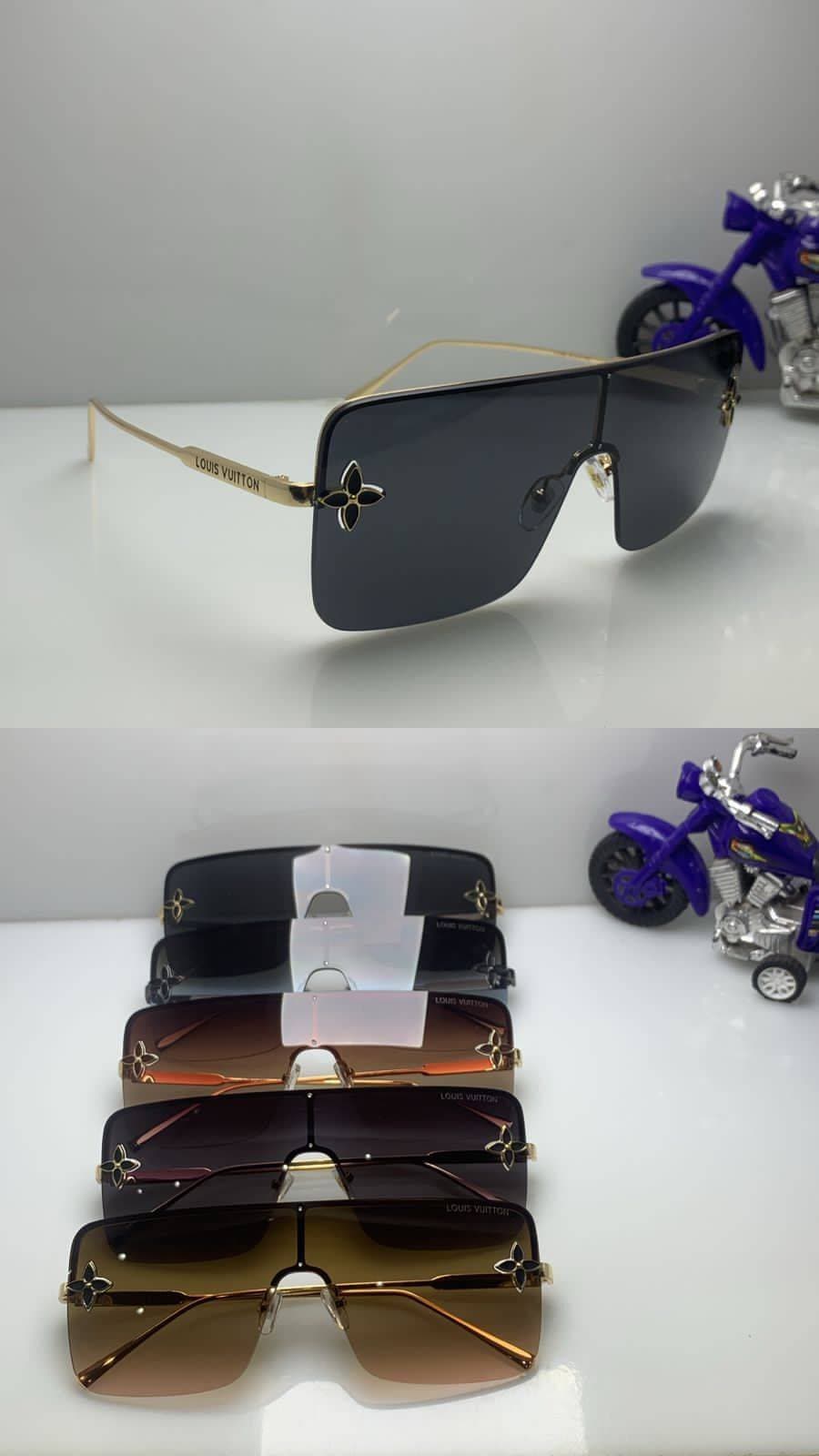 Louis Vuitton Metal Square Sunglasses For Unisex